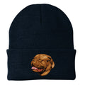 Dogue de Bordeaux Embroidered Beanie