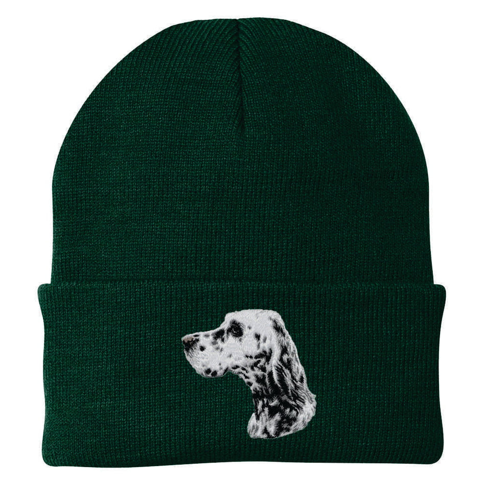 English Setter Embroidered Beanie