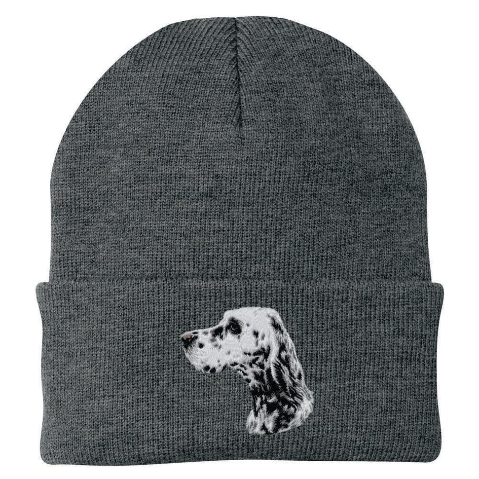 English Setter Embroidered Beanie