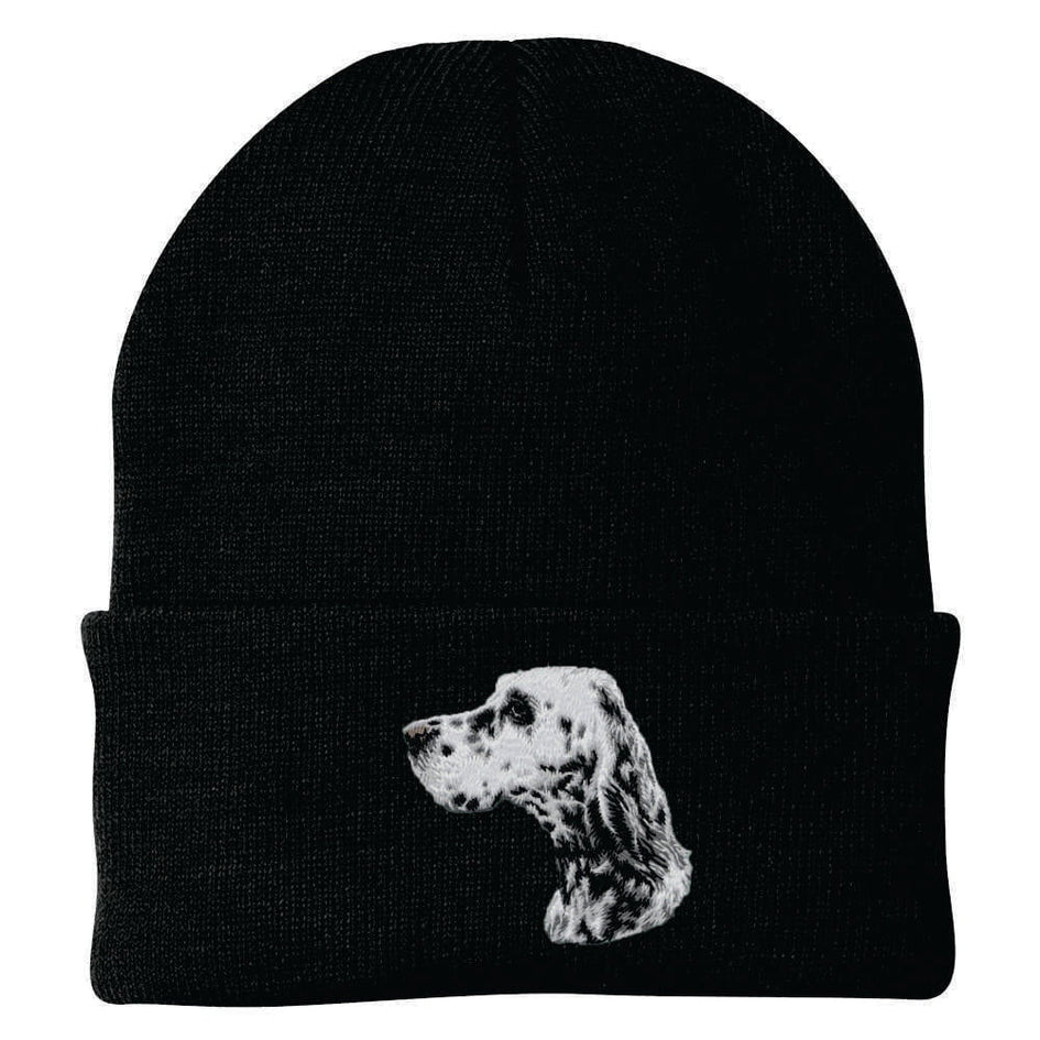 English Setter Embroidered Beanie