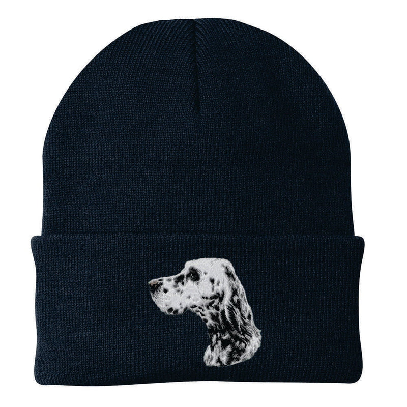 English Setter Embroidered Beanie