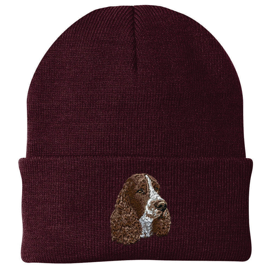 English Springer Spaniel Embroidered Beanie