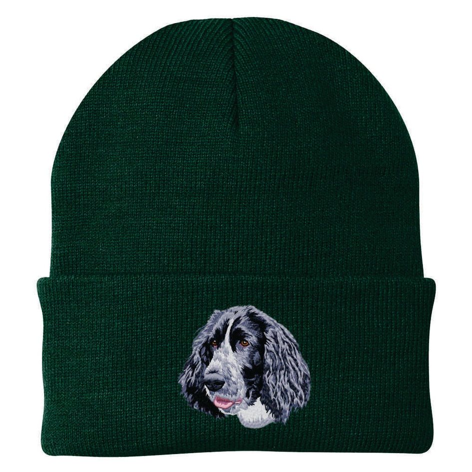 English Springer Spaniel Embroidered Beanie