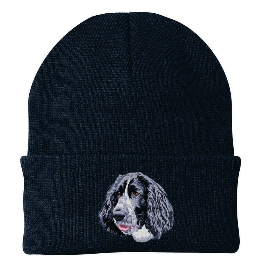 English Springer Spaniel Embroidered Beanie