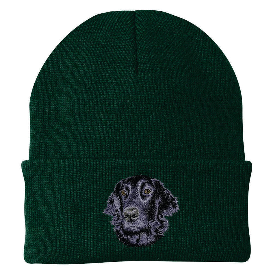 Flat-Coated Retriever Embroidered Beanie