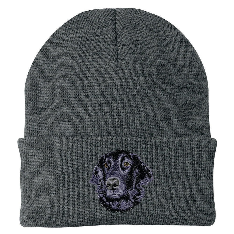 Flat-Coated Retriever Embroidered Beanie