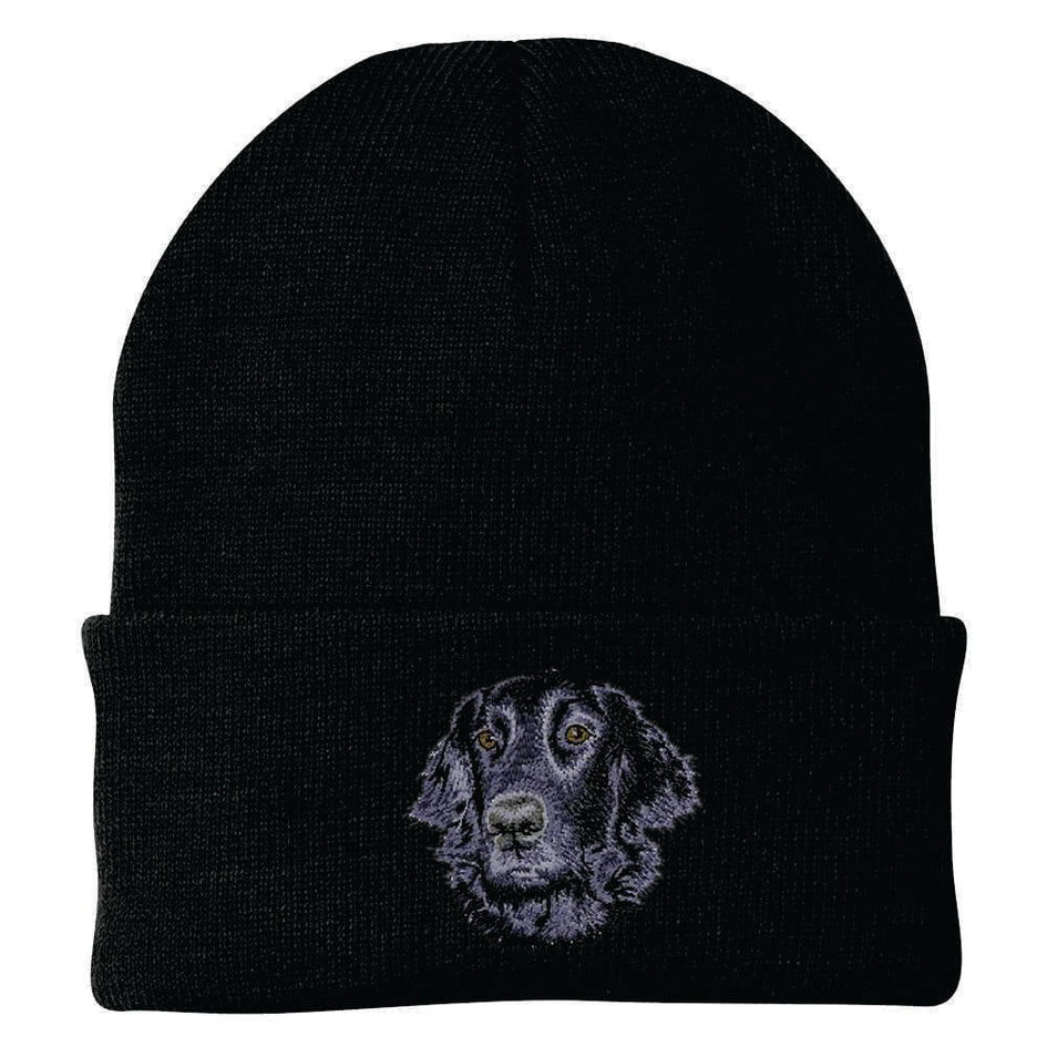 Flat-Coated Retriever Embroidered Beanie