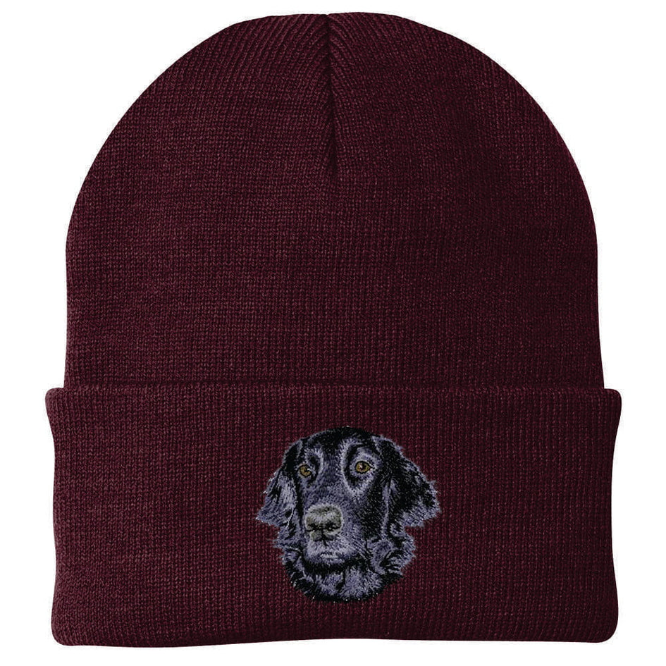 Flat-Coated Retriever Embroidered Beanie