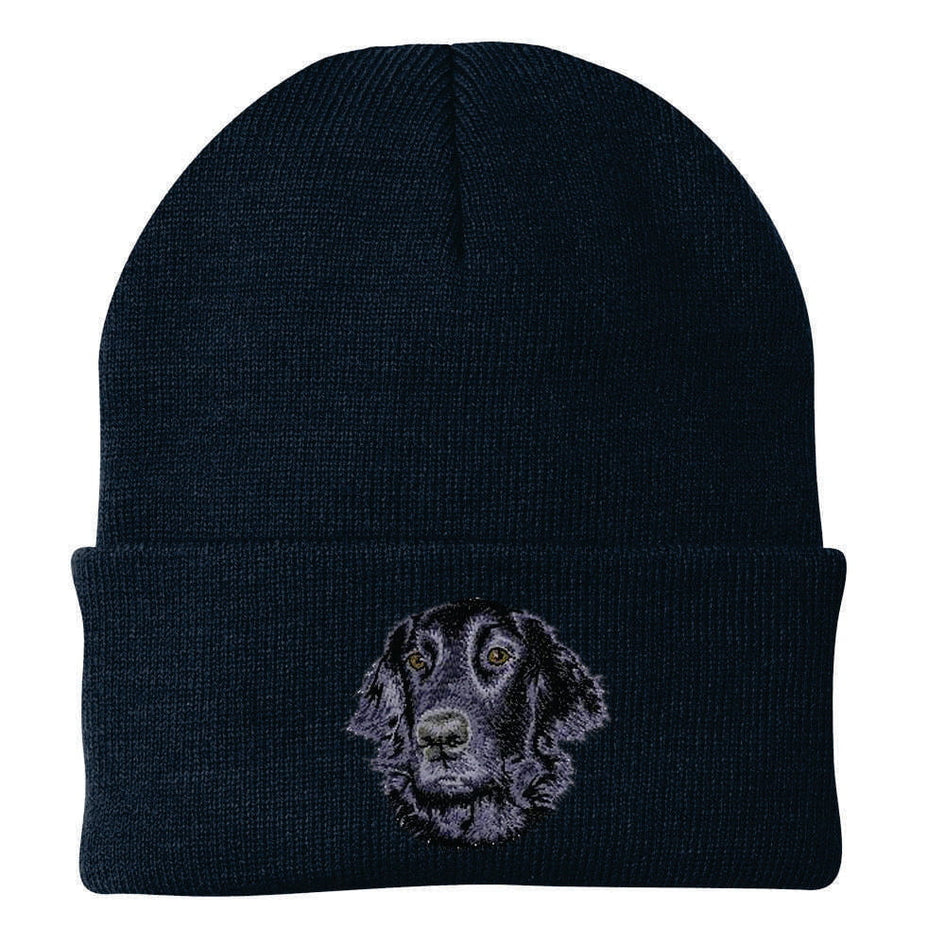 Flat-Coated Retriever Embroidered Beanie