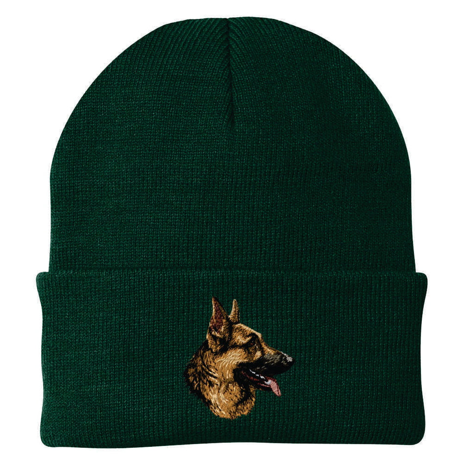 German Shepherd Dog Embroidered Beanie