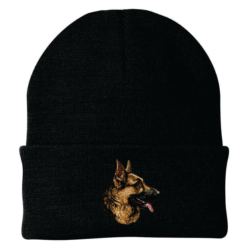 German Shepherd Dog Embroidered Beanie