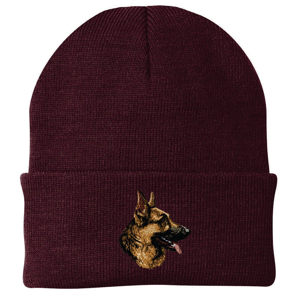 German Shepherd Dog Embroidered Beanie