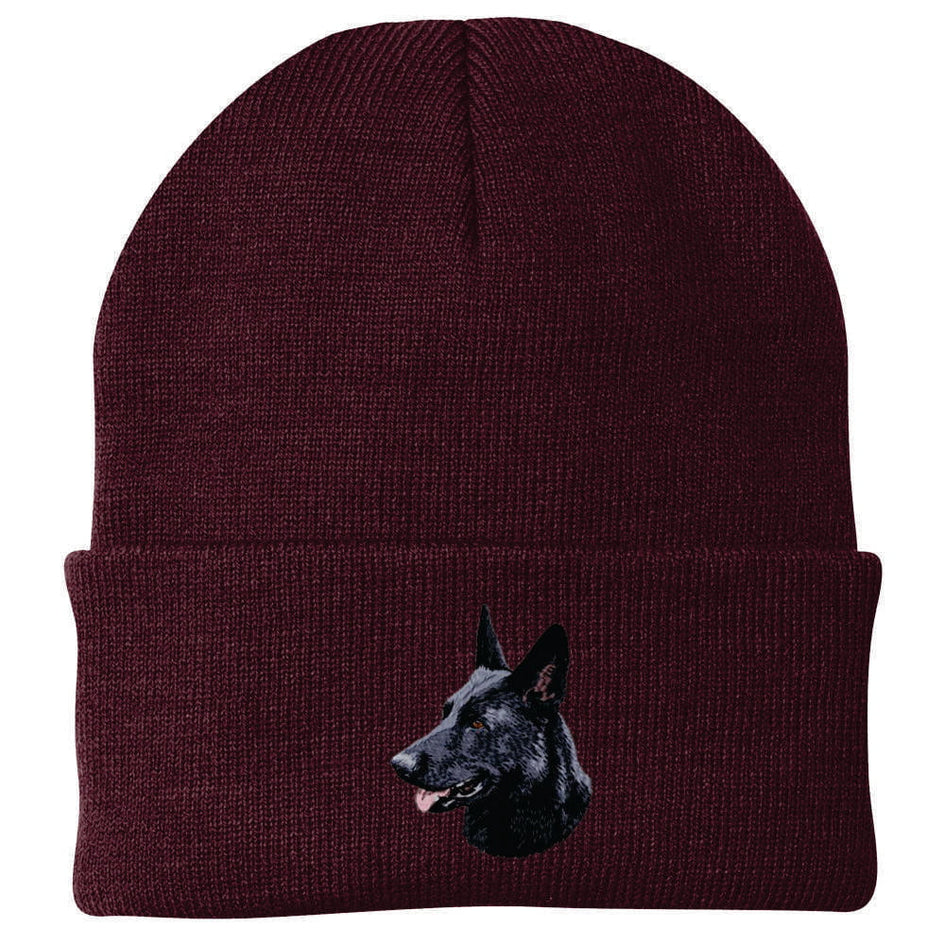 German Shepherd Dog Embroidered Beanie