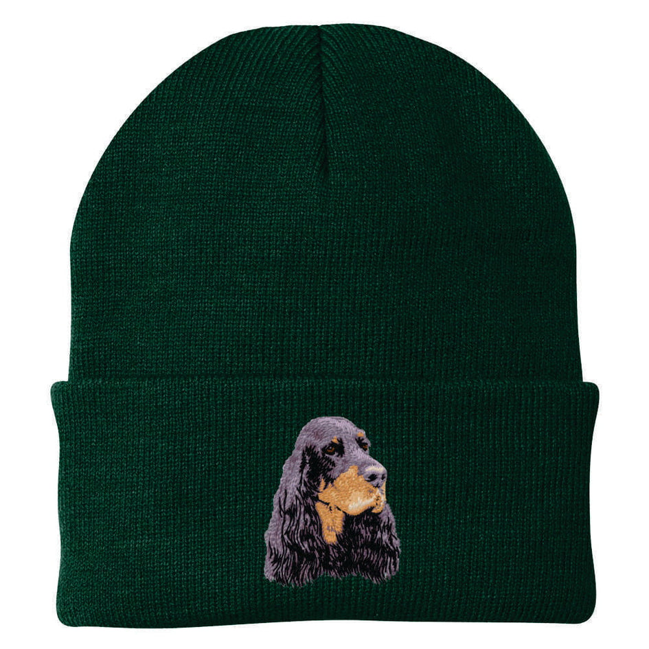 Gordon Setter Embroidered Beanie