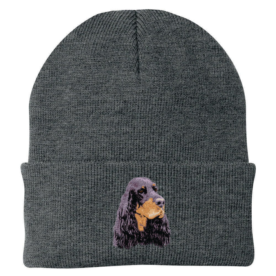 Gordon Setter Embroidered Beanie