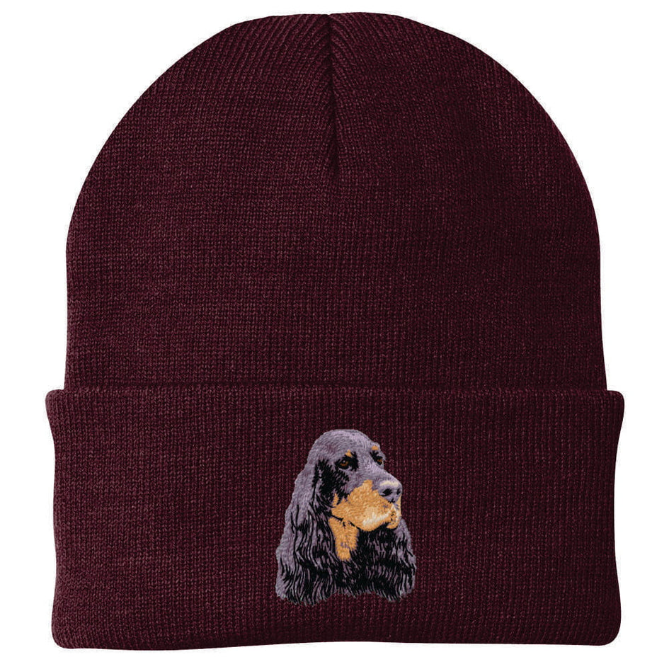 Gordon Setter Embroidered Beanie