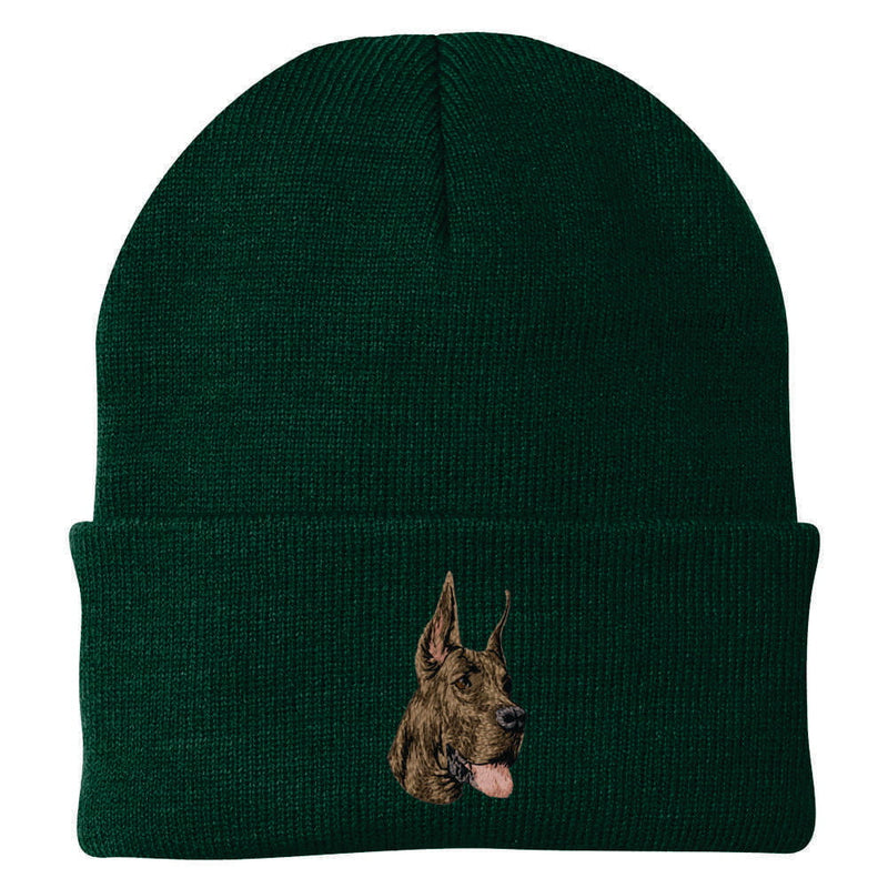 Great Dane Embroidered Beanie