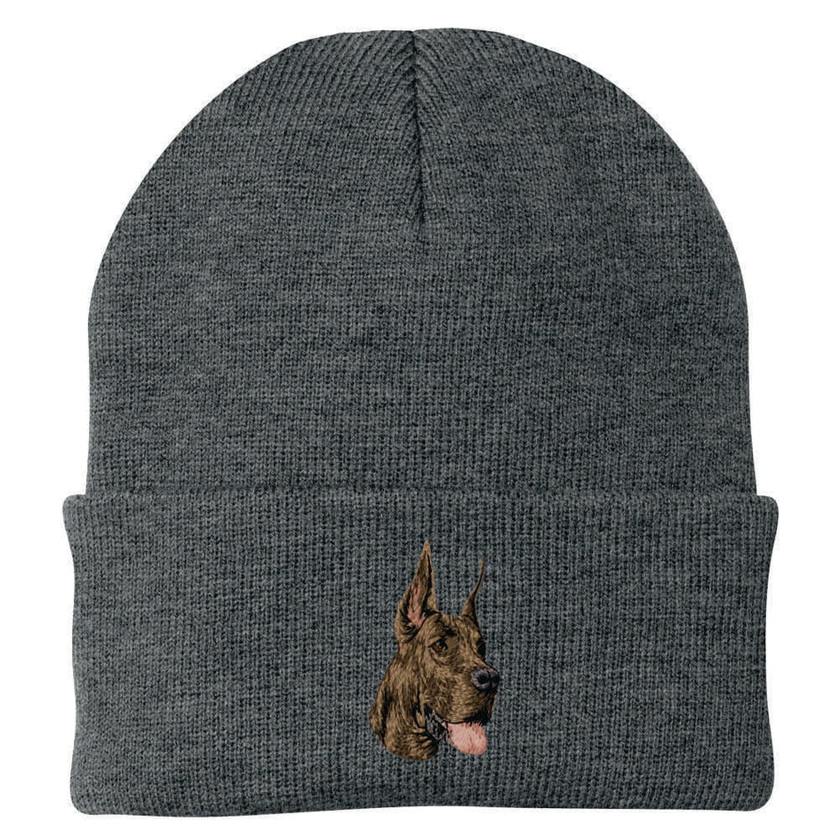 Great Dane Embroidered Beanie
