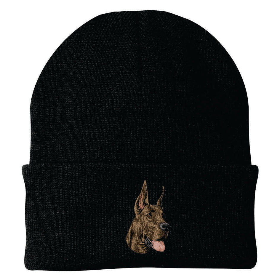 Great Dane Embroidered Beanie
