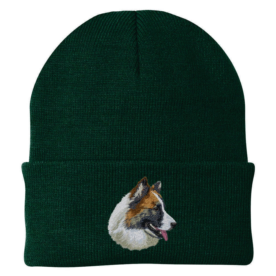 Icelandic Sheepdog Embroidered Beanie