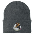 Icelandic Sheepdog Embroidered Beanie