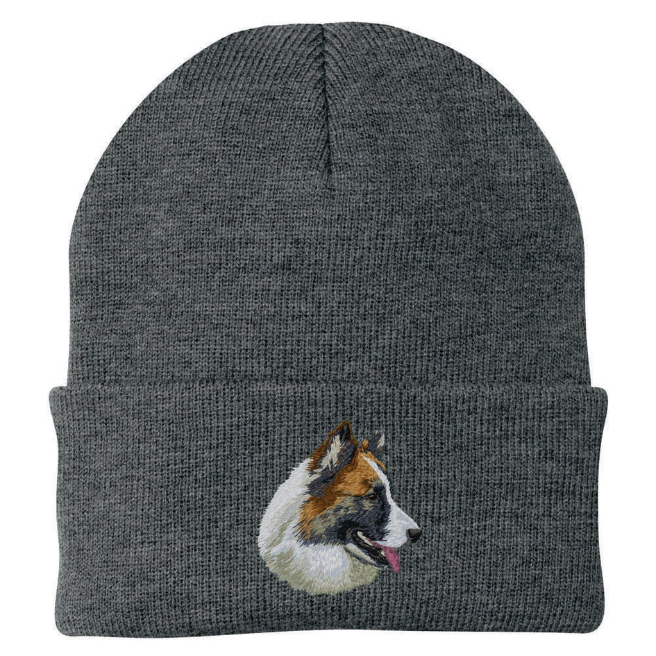 Icelandic Sheepdog Embroidered Beanie