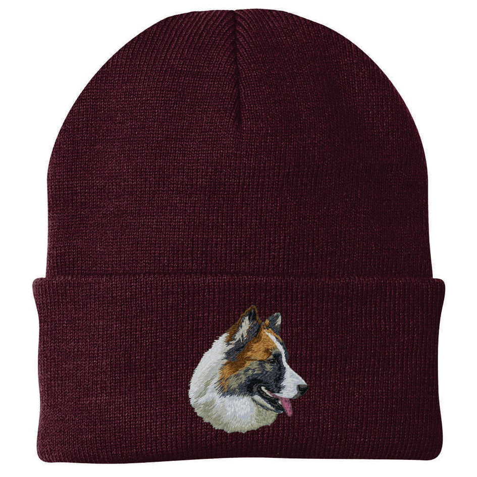 Icelandic Sheepdog Embroidered Beanie