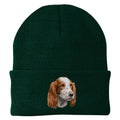 Irish Red and White Setter Embroidered Beanie