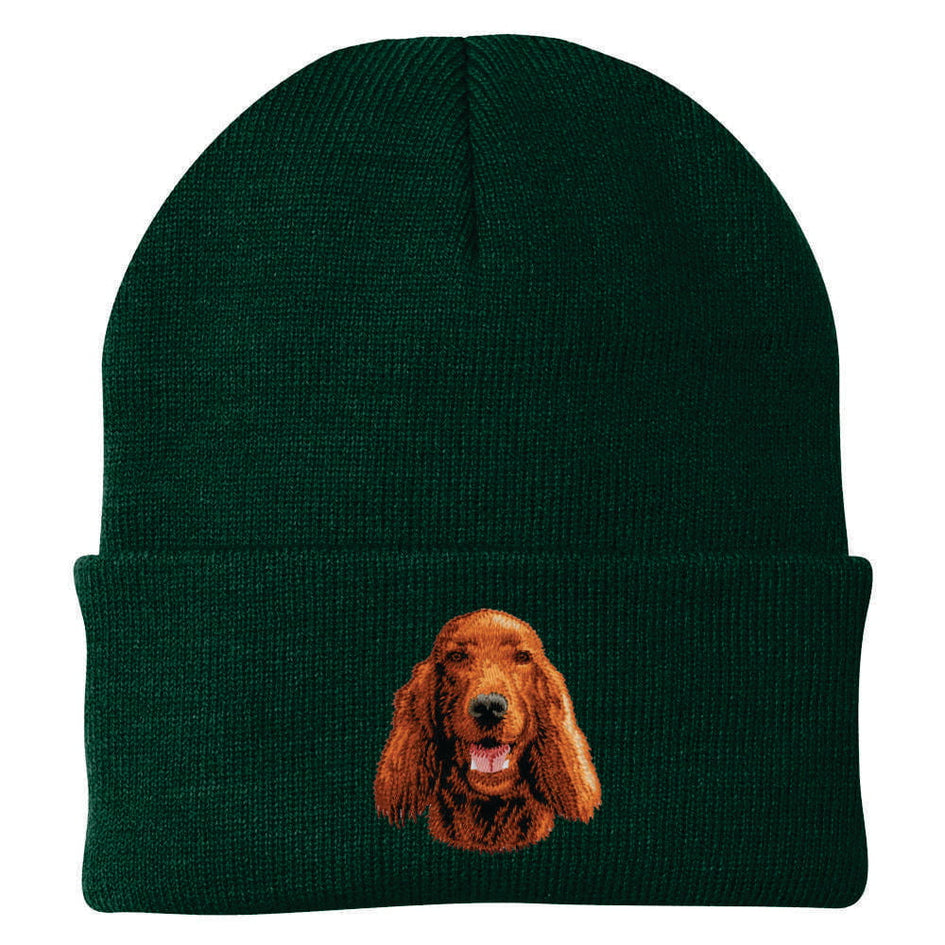 Irish Setter Embroidered Beanie