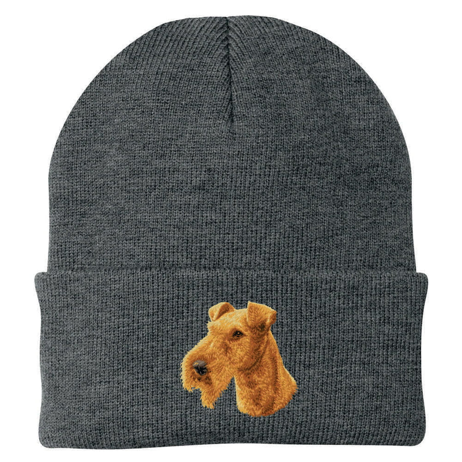 Irish Terrier Embroidered Beanie