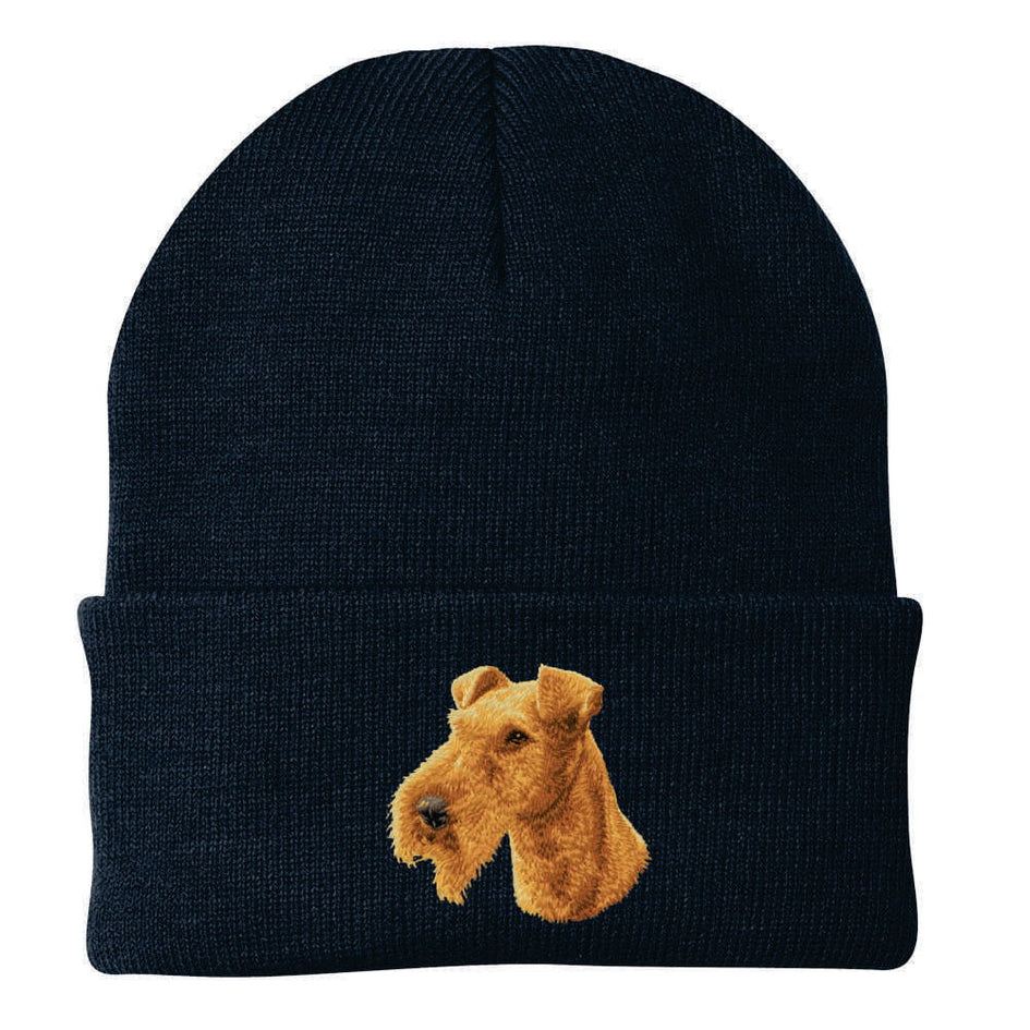 Irish Terrier Embroidered Beanie