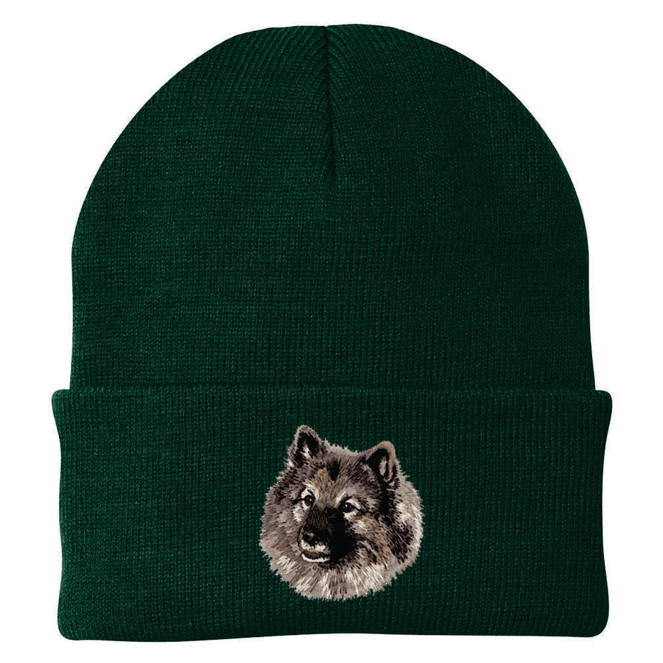 Keeshond Embroidered Beanie