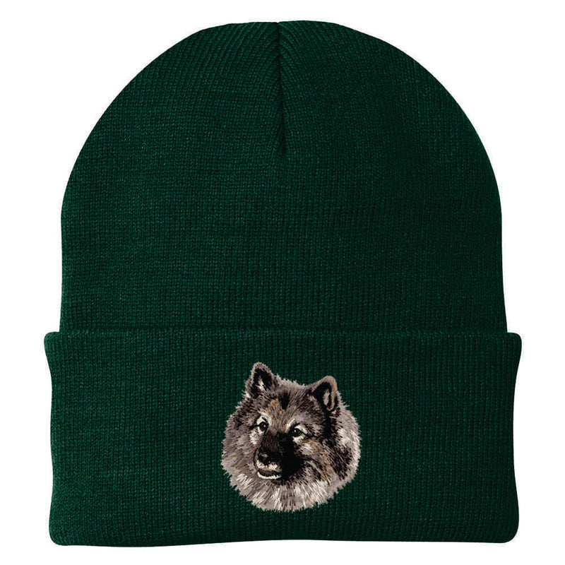 Keeshond Embroidered Beanie