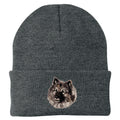 Keeshond Embroidered Beanie
