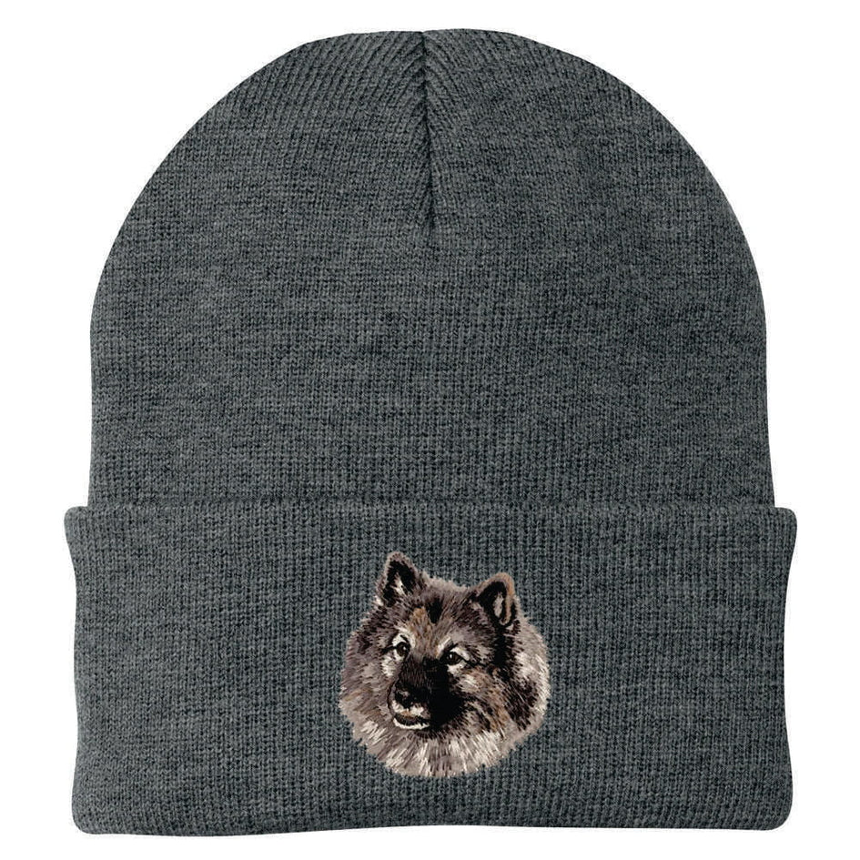 Keeshond Embroidered Beanie