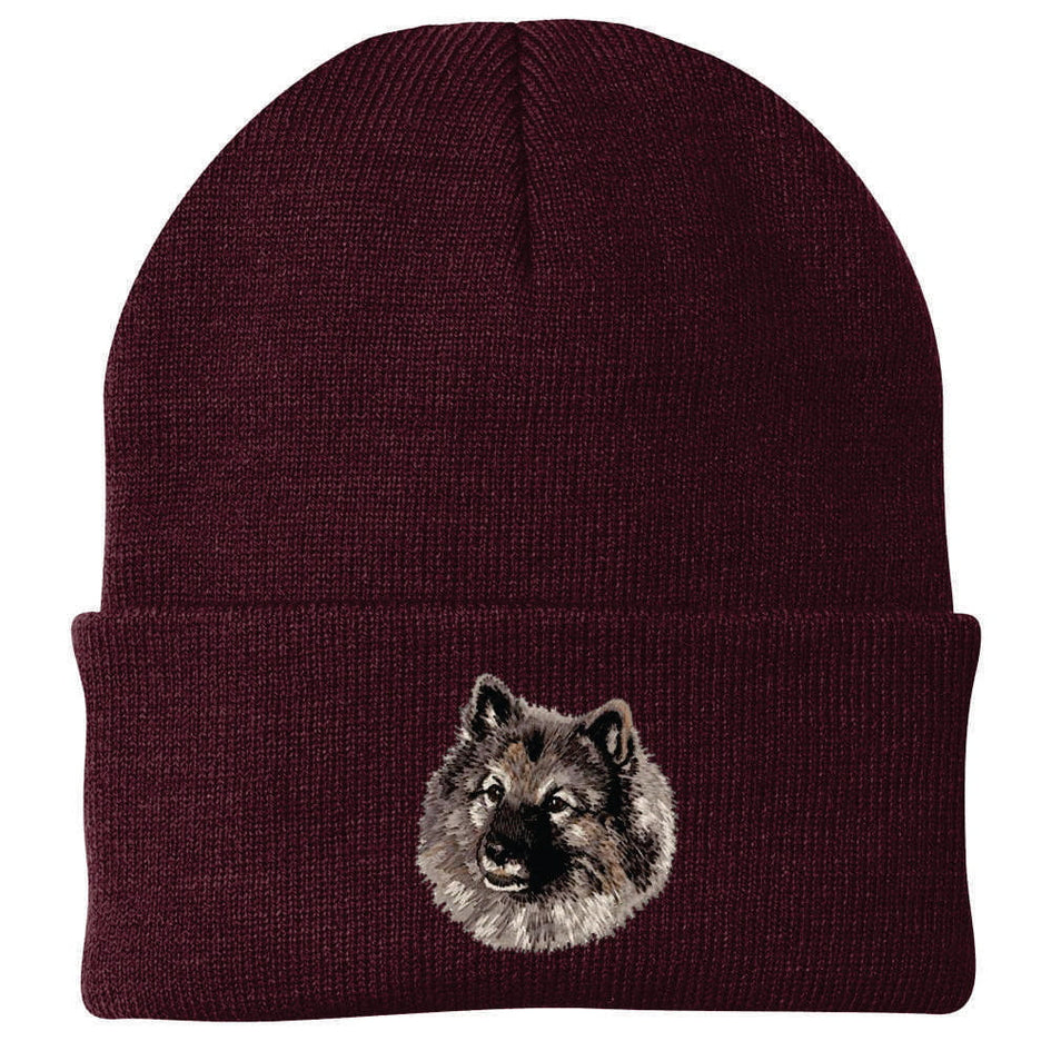 Keeshond Embroidered Beanie