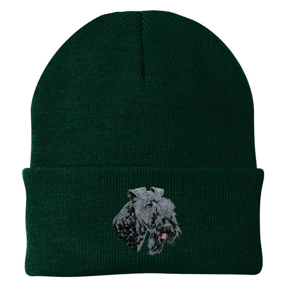 Kerry Blue Terrier Embroidered Beanie