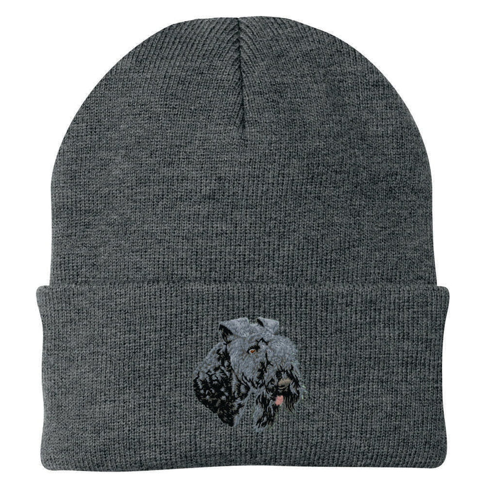 Kerry Blue Terrier Embroidered Beanie
