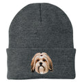 Lhasa Apso Embroidered Beanie