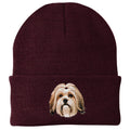 Lhasa Apso Embroidered Beanie