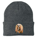 Lhasa Apso Embroidered Beanie