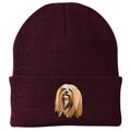Lhasa Apso Embroidered Beanie