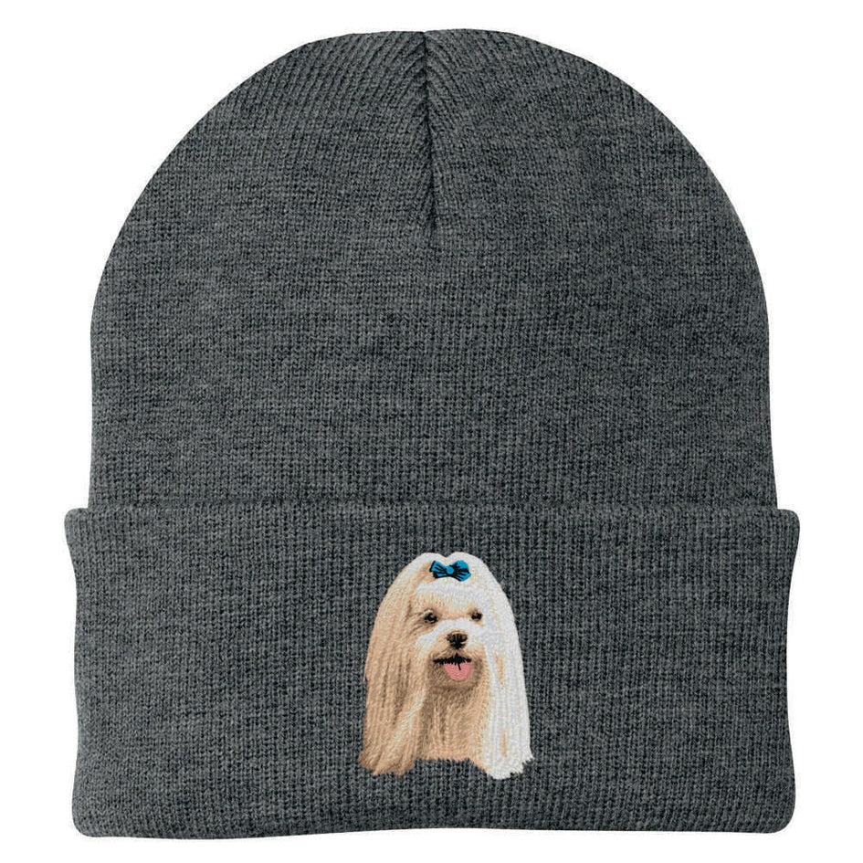 Maltese Embroidered Beanie