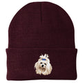 Maltese Embroidered Beanie