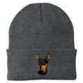 Miniature Pinscher Embroidered Beanie