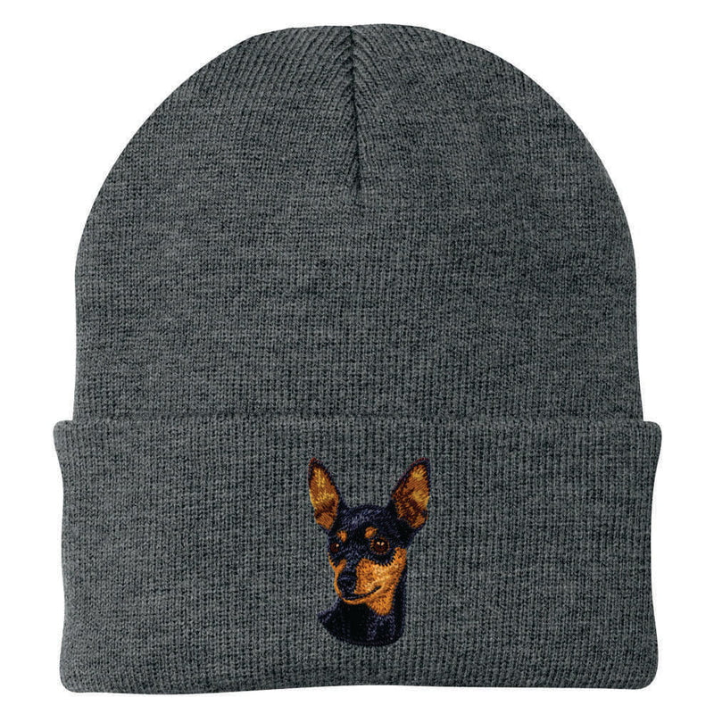 Miniature Pinscher Embroidered Beanie