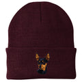 Miniature Pinscher Embroidered Beanie