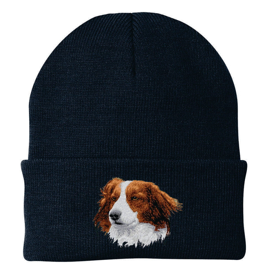 Nederlandse Kooikerhondje Embroidered Beanie