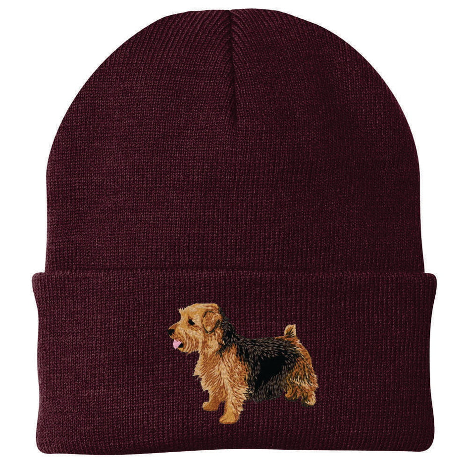 Norfolk Terrier Embroidered Beanie