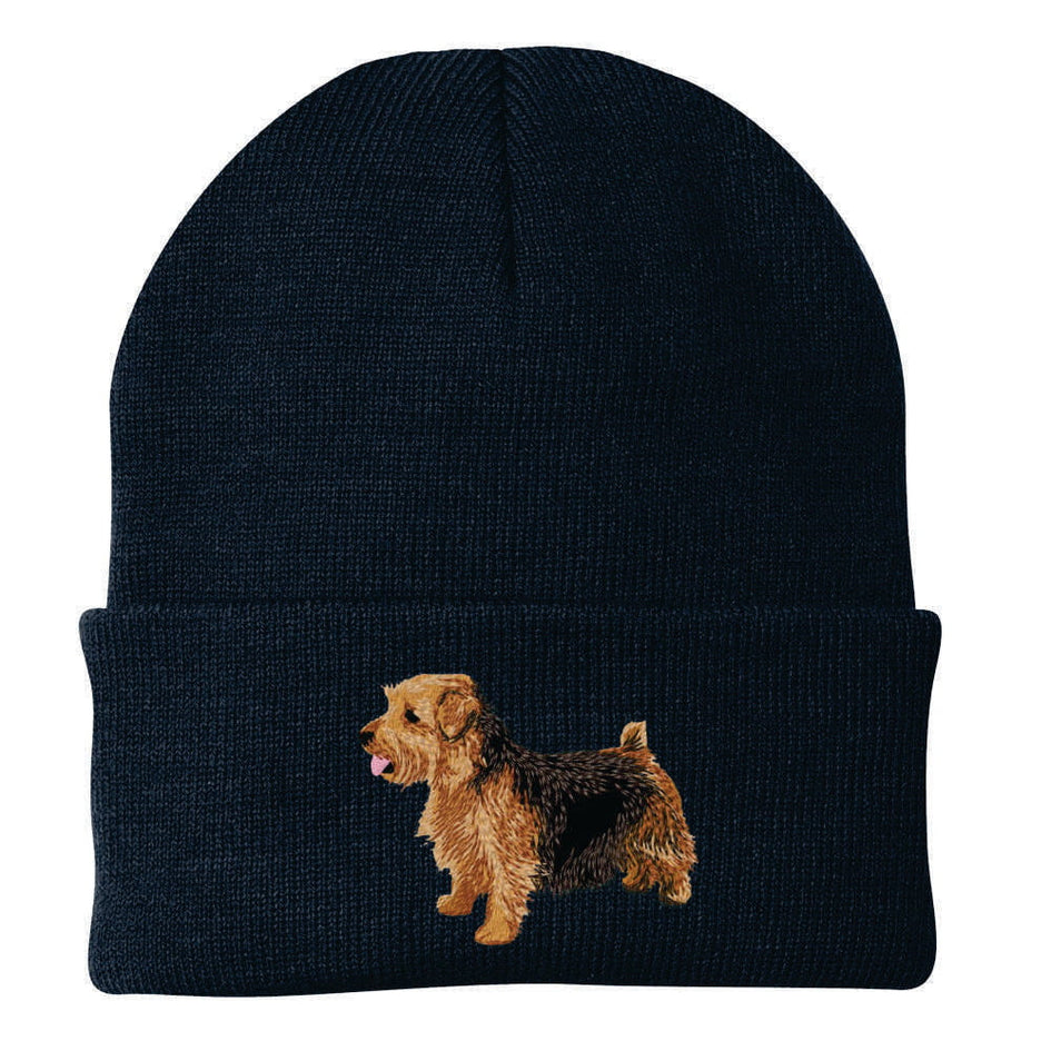 Norfolk Terrier Embroidered Beanie